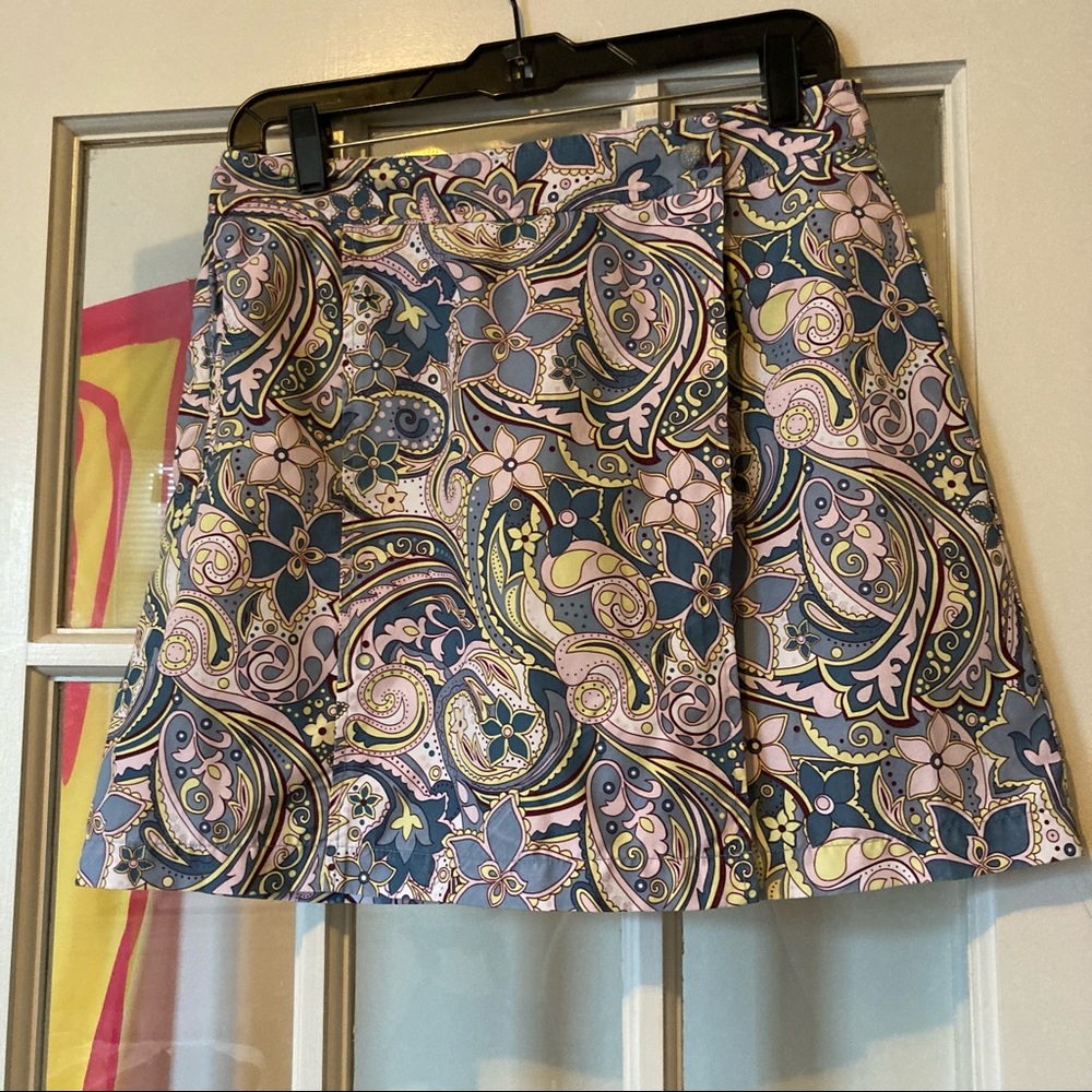 Athleta paisley skort
